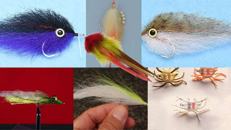 6 Saltwater Flies for beginners and Tying Techniques