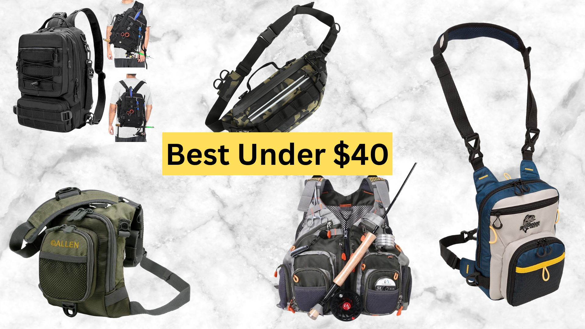 fly fishing chest pack under $40