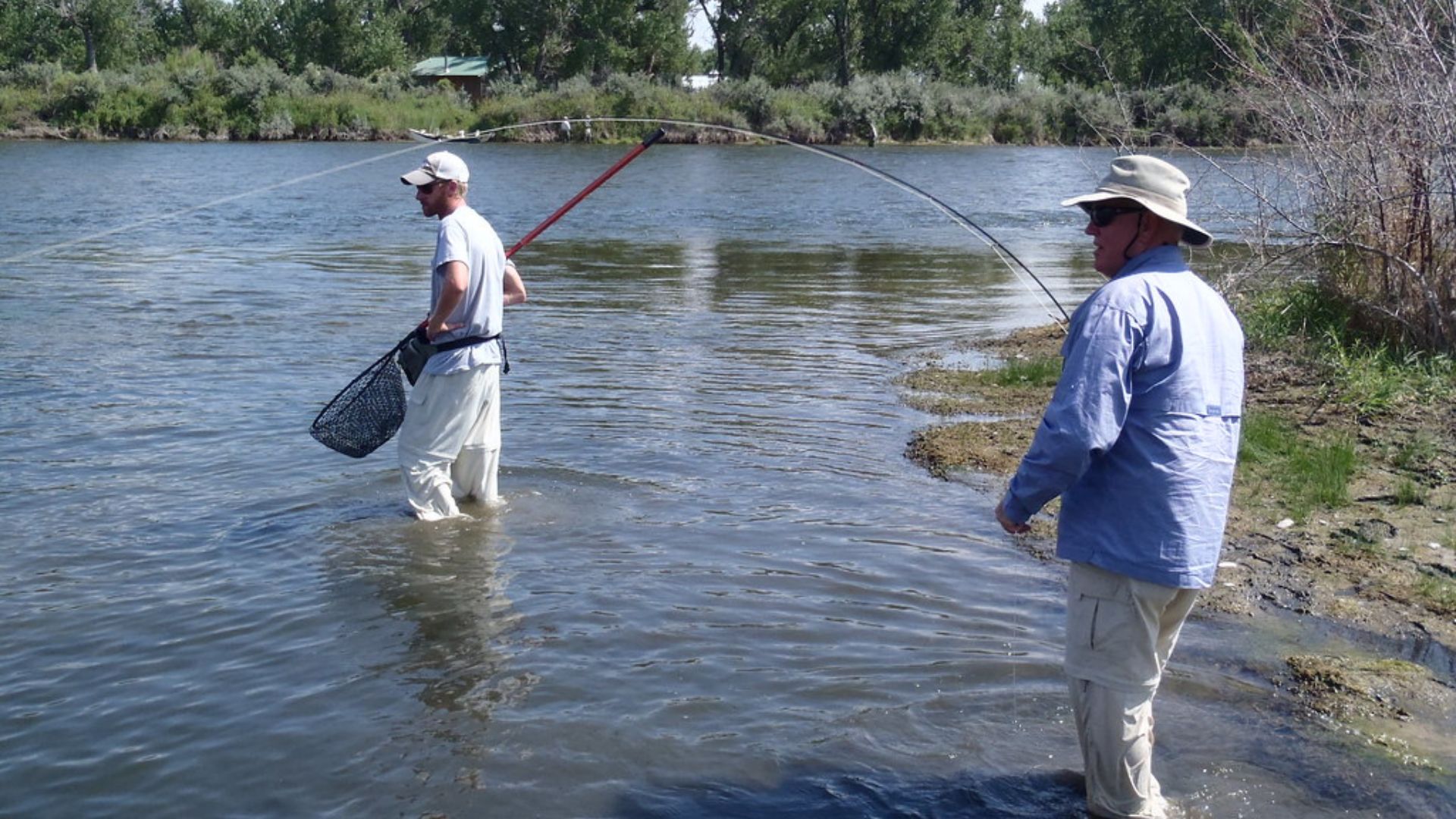 2 man fly fishing