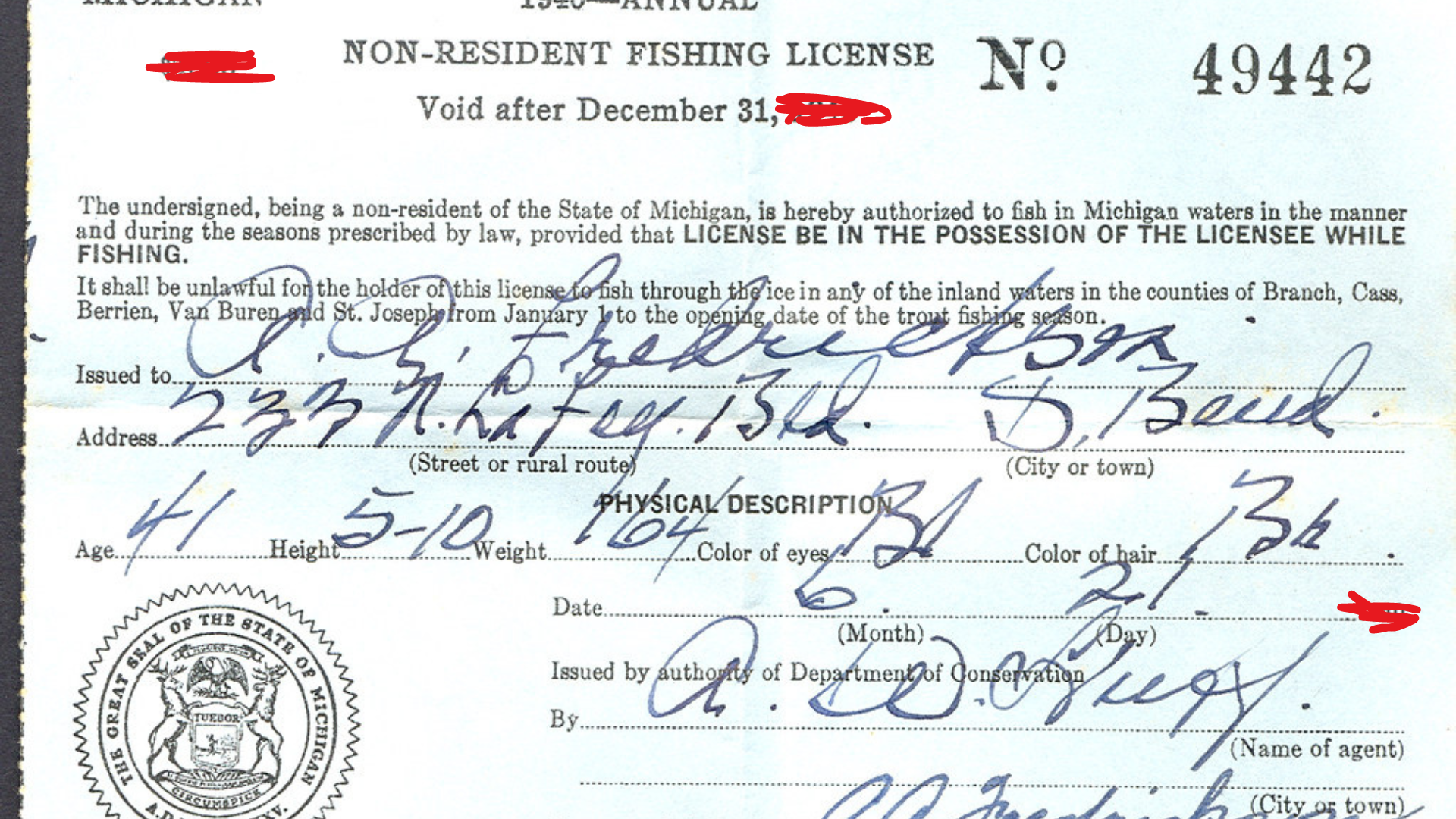 Fishing License 